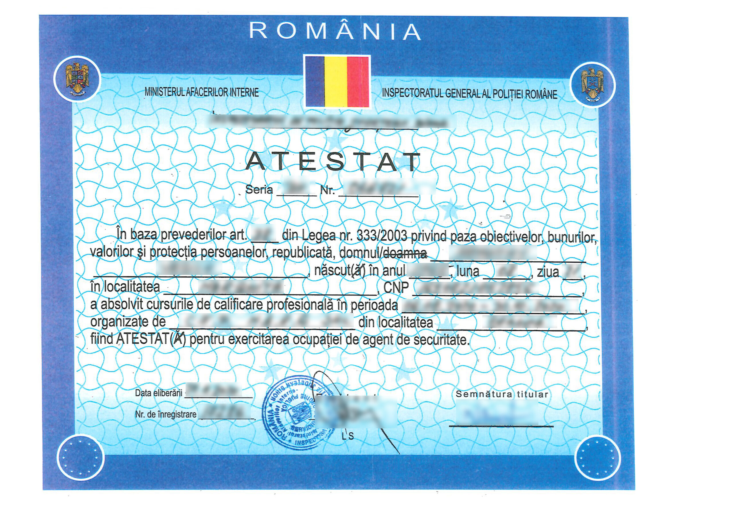 Evolutia pregatirii pentru agenții de securitate